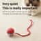 Smart Interactive Cat Ball Electric Rolling Silicone Toy With Long Tail Teaser USB Rechargeable P 5