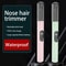 Mini Electric Nose Ear Hair Trimmer Portable Rechargeable Grooming Clipper HighPrecision Safe Sh 0