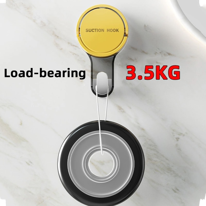 Suction Hooks With Strong Vacuum Power Traceless NoDrilling Adhesive Mounts HighYield Utility Sup 6