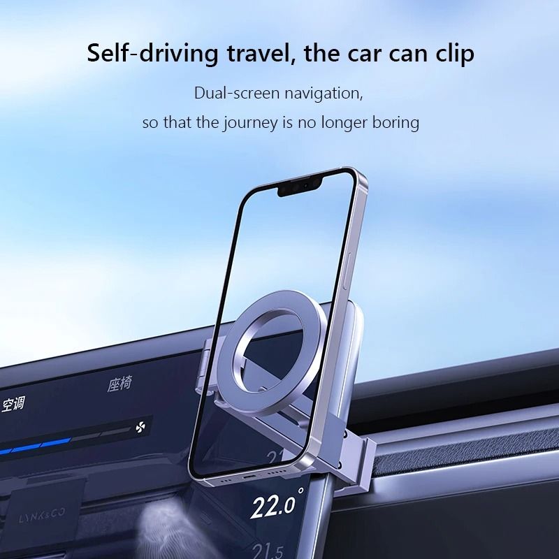 Universal Magnetic Travel Phone Holder Flexible 360Degree Rotation Mount HandsFree Airplane Desk 5