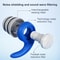Noise Reduction Ear Plugs Set Waterproof Silicone Protection HighYield Sleep Swimming Interactio 1