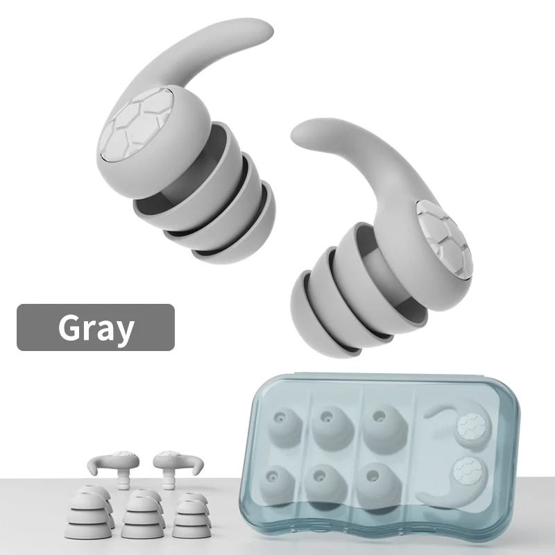Noise Reduction Ear Plugs Set Waterproof Silicone Protection HighYield Sleep Swimming Interactio 11