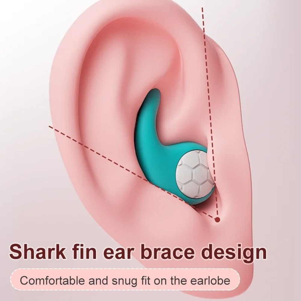 Noise Reduction Ear Plugs Set Waterproof Silicone Protection HighYield Sleep Swimming Interactio 2