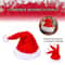 Luminous LED Plush Santa Hat Adjustable HighEnd Christmas Headwear Professional Holiday Decoratio 5