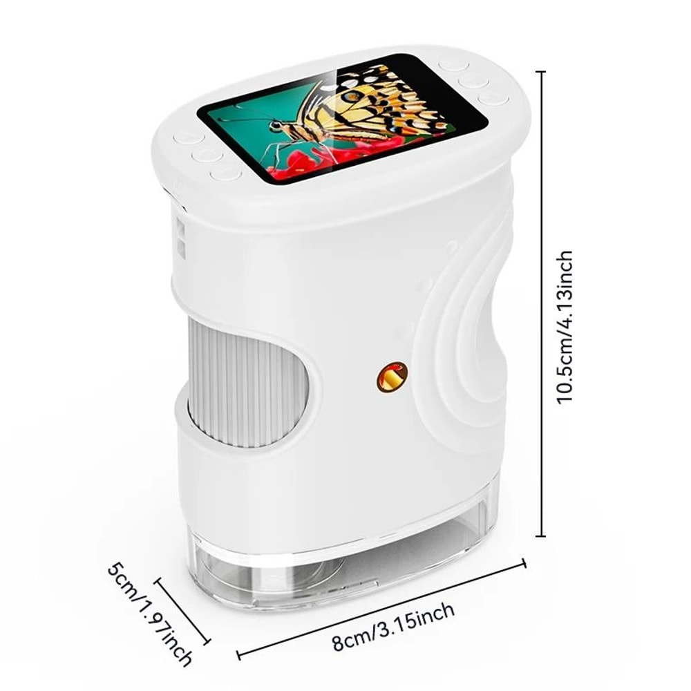 Microscope For Kids With 2Inch Screen 1000x Digital Zoom Mini Handheld Camera HighYield STEM Lear 5