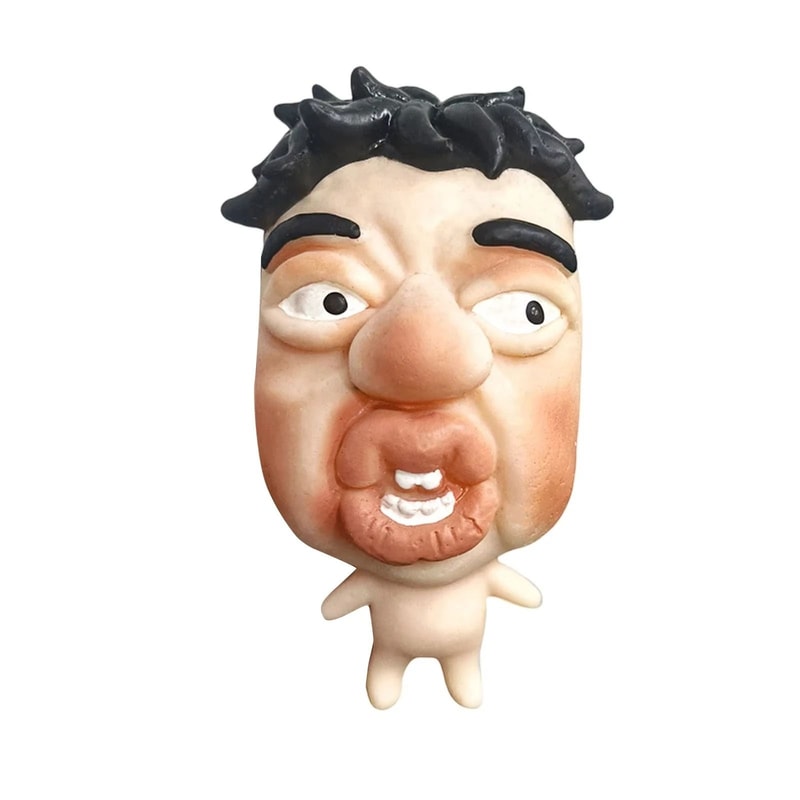 Stress Relieving Pinch Mask Toy Emotional Expression Character Squeeze HighYield Mental Wellness 9
