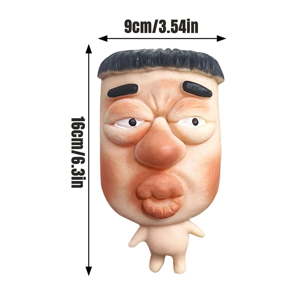 Stress Relieving Pinch Mask Toy Emotional Expression Character Squeeze HighYield Mental Wellness 6