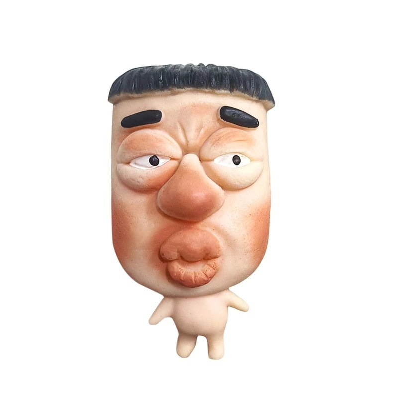 Stress Relieving Pinch Mask Toy Emotional Expression Character Squeeze HighYield Mental Wellness 8