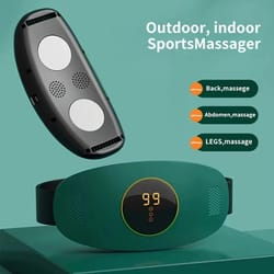 rechargeable ems slimming belt – vibration fat burner & body shaper – high-yield metabolic & digestive support hub