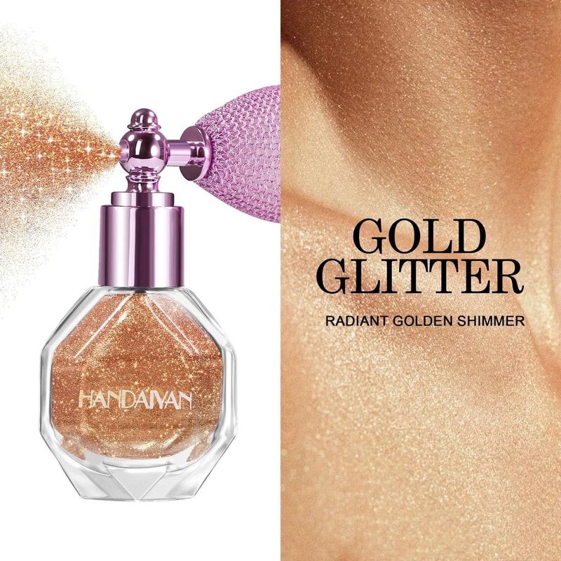 Holographic Glitter Spray HighYield Shimmer For Hair Body Clothes MultiSurface Cosmetic Interact 0