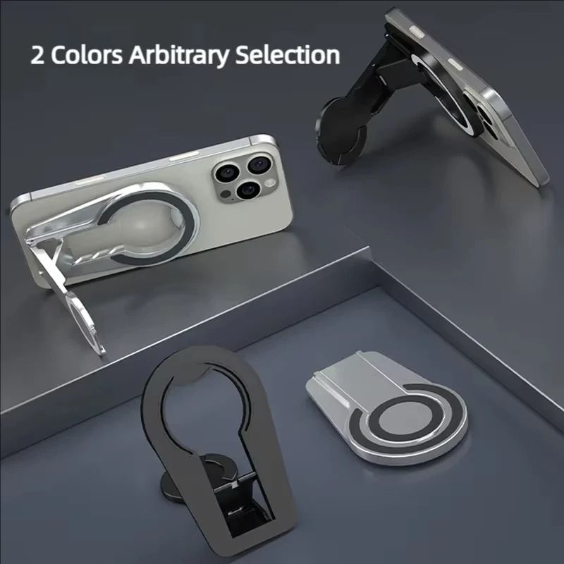 DoubleSided Magnetic Phone Grip Foldable Desk Car Mount Support HighYield Mobile Interaction Hub 3