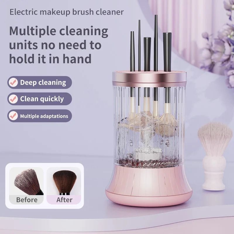 Electric Makeup Brush Cleaner Dryer HighSpeed Automatic Cleaning Tool Professional Beauty Intera 4