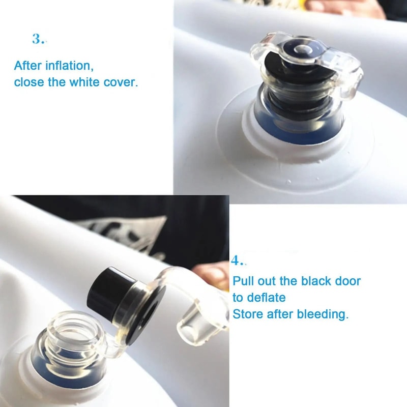 Inflatable FaceDown Recovery Pillow Prone Sleeping Support For Eye Surgery Vitrectomy PostOp Int 4