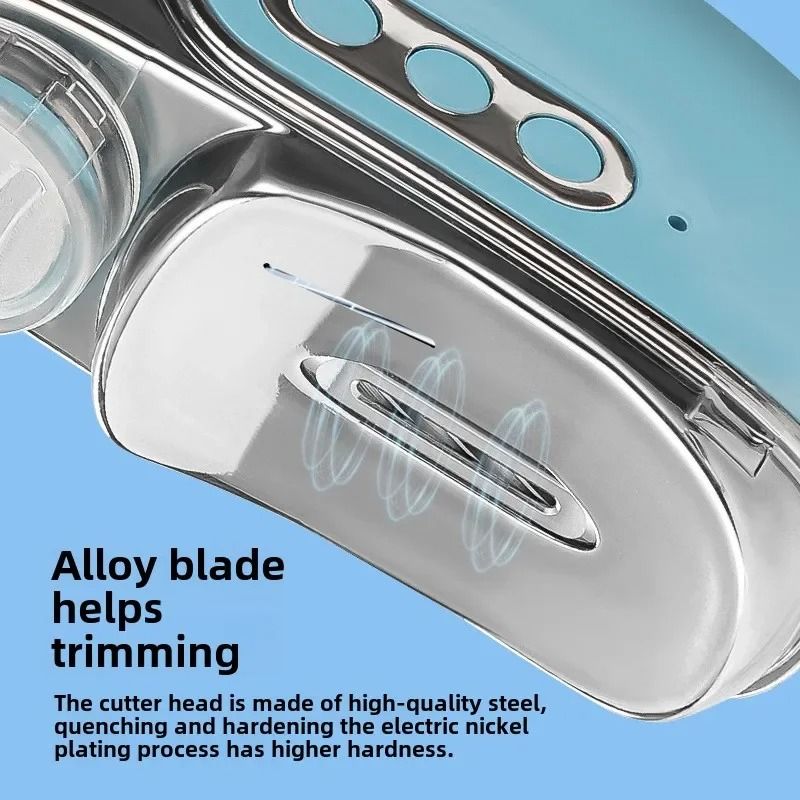 4in1 Automatic Electric Nail Clipper Integrated UV Drying Lamp Polishing Tool HighYield Manicure 3