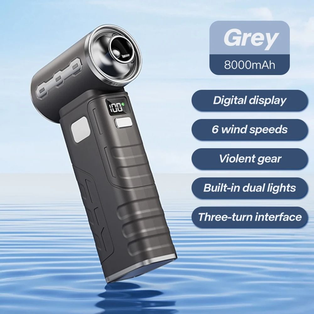 HighVelocity Turbo Jet Fan 450000 RPM Brushless Air Blower HighYield Compressed Air Interaction H 7