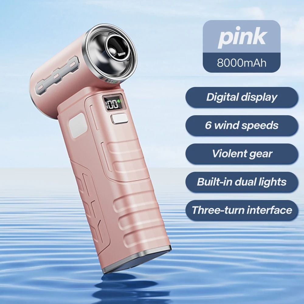 HighVelocity Turbo Jet Fan 450000 RPM Brushless Air Blower HighYield Compressed Air Interaction H 8