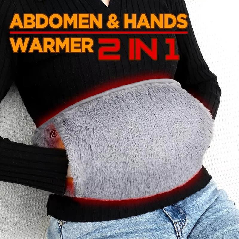 Electric Heating Belt USB Abdominal Lumbar Warming Pad HighYield Thermal Therapy Interaction Hub 1
