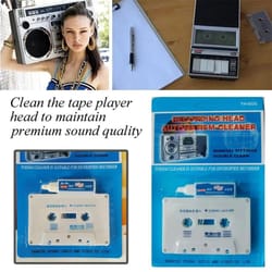 car cassette audio head cleaner – wet/dry tape deck restoration tool – high-yield acoustic interaction hub