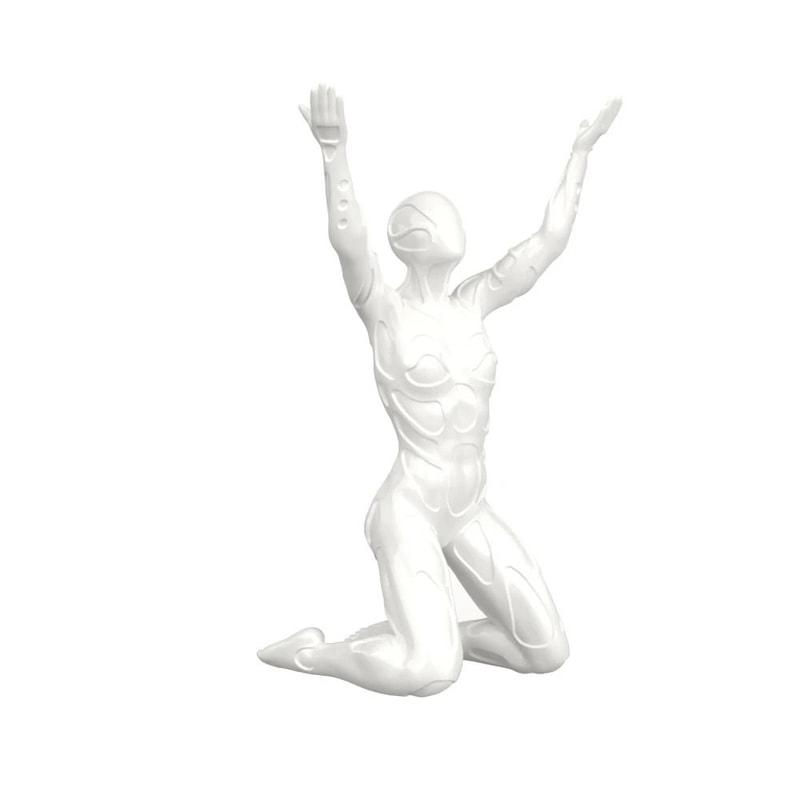 The King Kneeling Pen Holder Funny Royal Desktop Sentry Decor 4