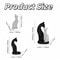 Elegant Silhouette Cat Sculptures Modern Minimalist Feline Decor 5