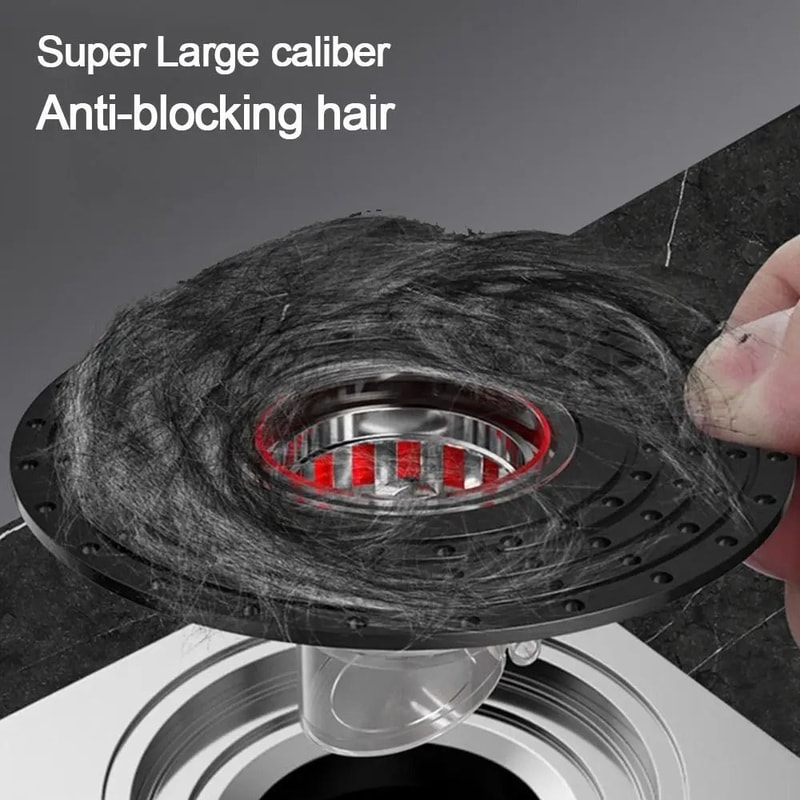 SaniSeal Pro AntiOdor Floor Drain Core SelfClosing Insect Clog Protection 3