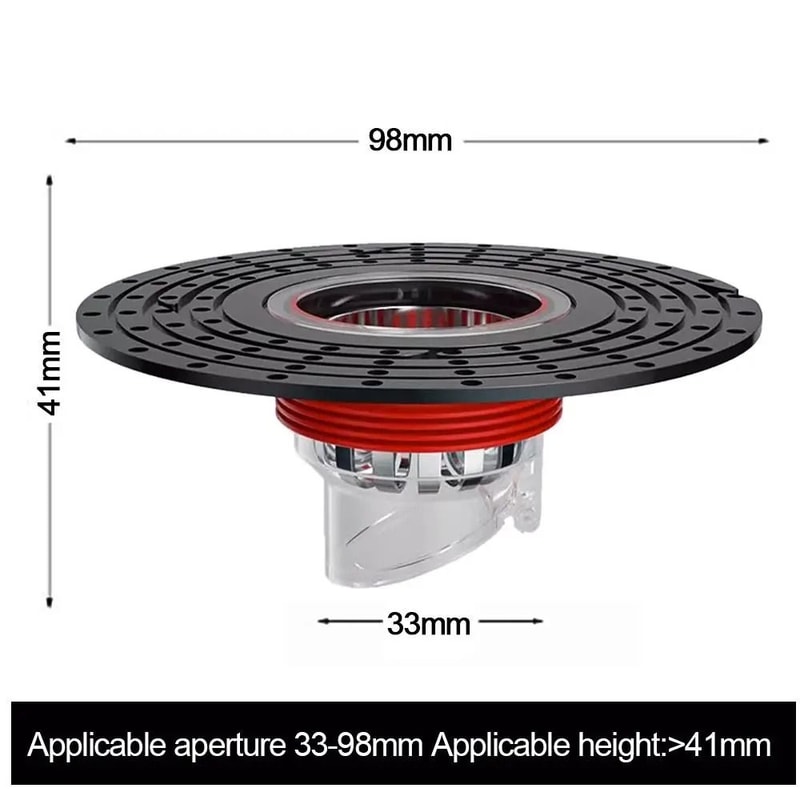 SaniSeal Pro AntiOdor Floor Drain Core SelfClosing Insect Clog Protection 5