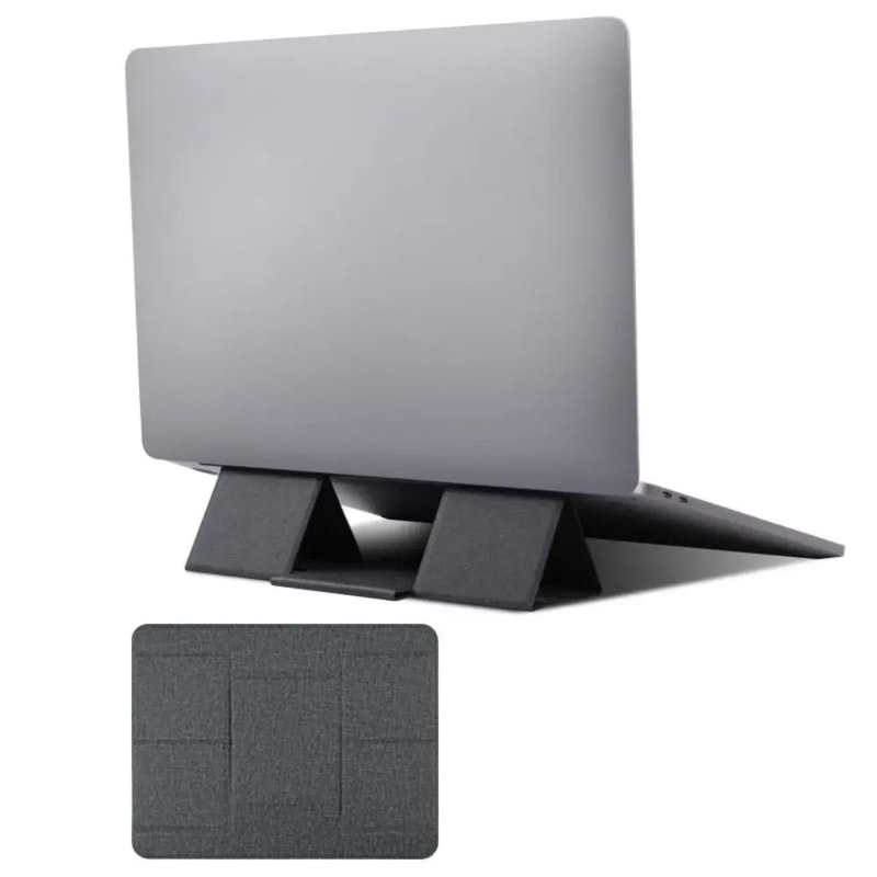 UltraSlim Laptop Stand Premium PU Leather Ergonomic Support 7