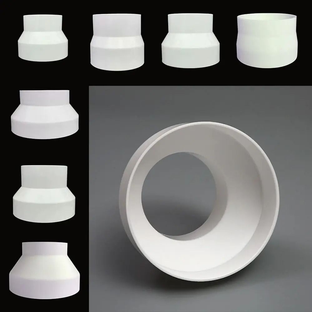 Ventilation Pipe Reducer Adapter ABS Ducting Connector HighYield Airflow Interaction Hub 0