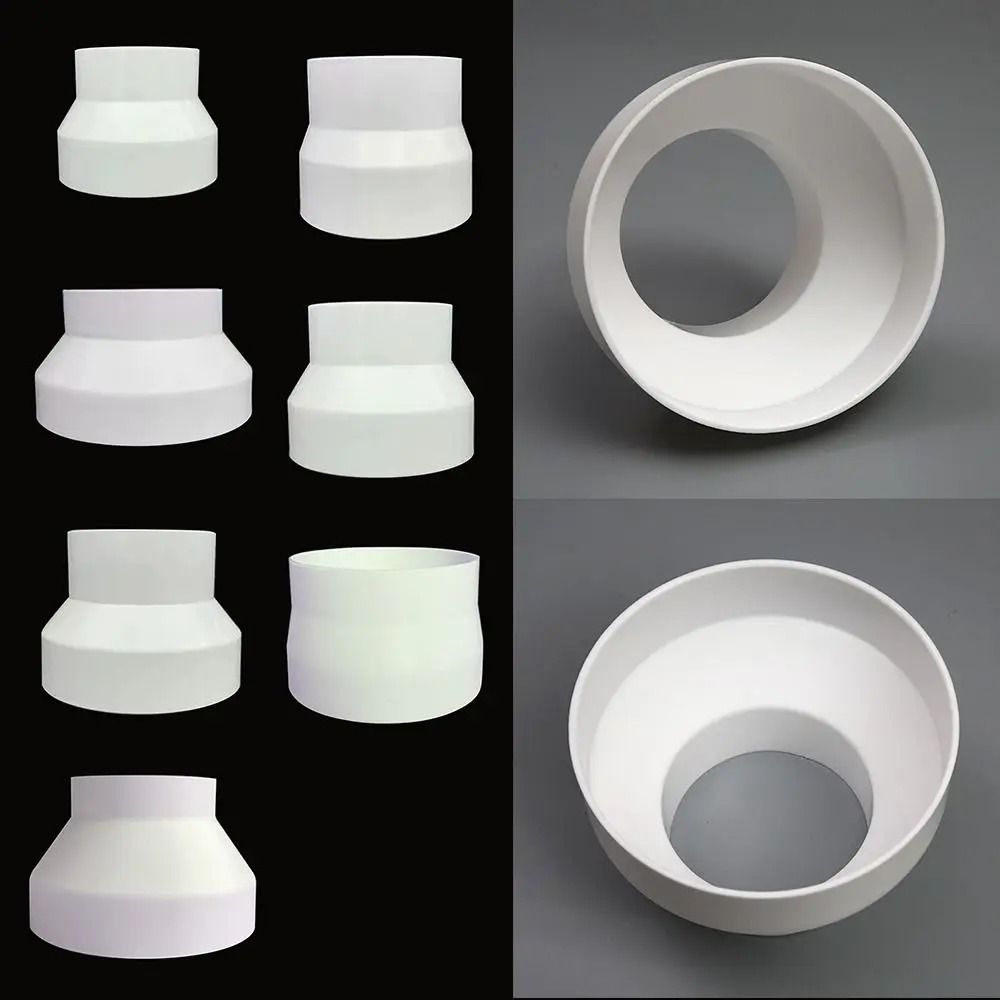 Ventilation Pipe Reducer Adapter ABS Ducting Connector HighYield Airflow Interaction Hub 3