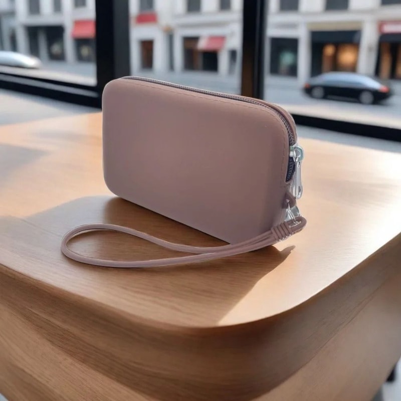 Silicone Cosmetic Coin Purse Rectangular Accessory Shield HighYield Organization Interaction Hub 6