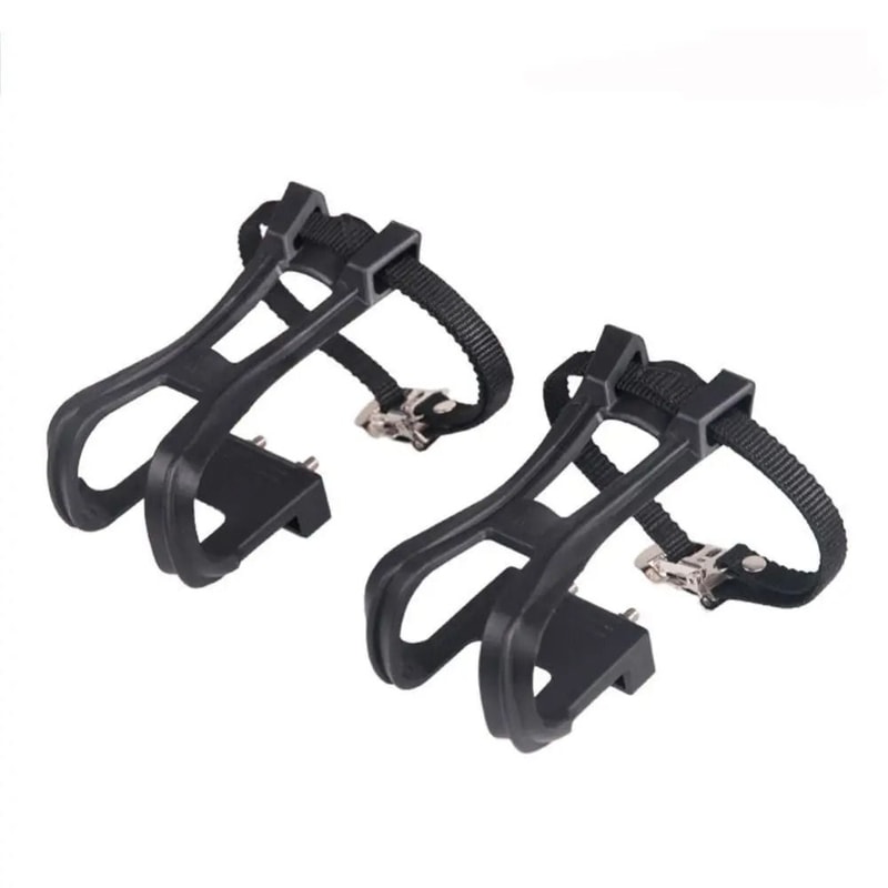 Bicycle Pedal Toe Clips Shoe Harness Strap Belts HighYield Propulsion Interaction Hub 6