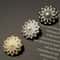 Retro Metal Pearl Buttons DiamondEtched Clothing Fasteners HighYield Textile Interaction Hub 0