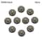 Retro Metal Pearl Buttons DiamondEtched Clothing Fasteners HighYield Textile Interaction Hub 13
