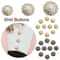 Retro Metal Pearl Buttons DiamondEtched Clothing Fasteners HighYield Textile Interaction Hub 2