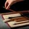 Bamboo RollUp Pen Case Calligraphy Brush Curtain HighYield Artistic Interaction Hub 5