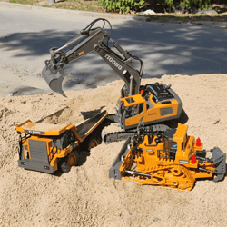 4wd heavy-duty remote control construction vehicle