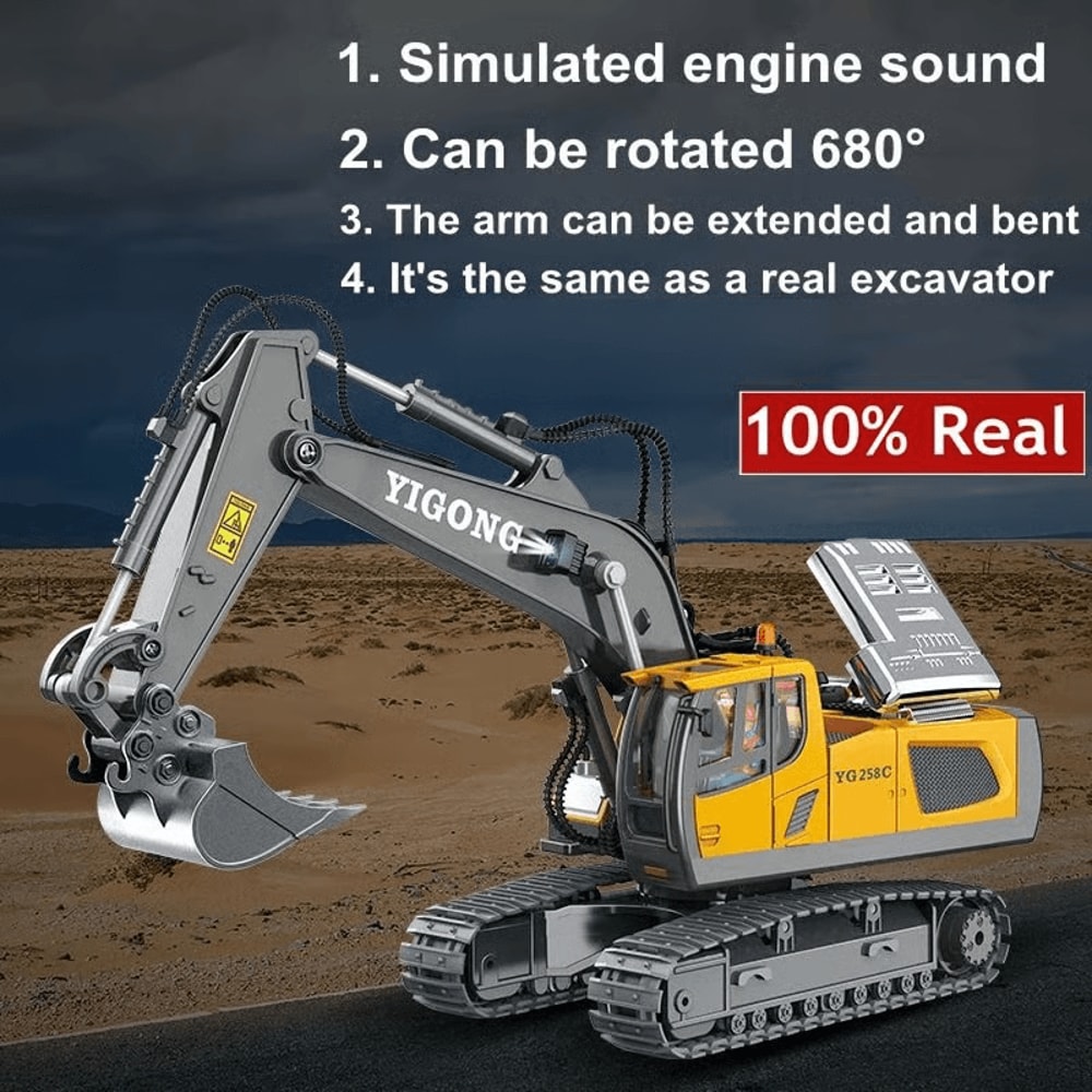 4WD HeavyDuty Remote Control Construction Vehicle 2