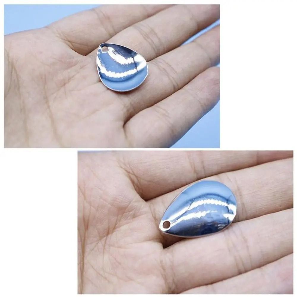 Flattie Attractor Spinner Blades Smooth Nickel Fishing Spoons HighYield Terminal Interaction Hub 4