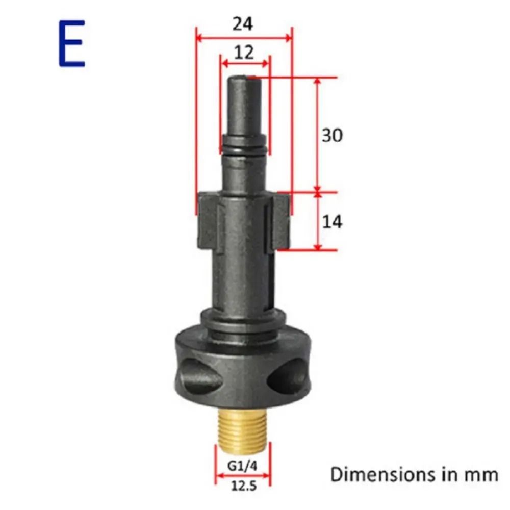 Pressure Washer Foam Lance Adapter G14 Quick Connector Fitting HighYield HydroInteraction Hub 10