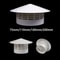 PVC Roof Air Vent Grille WeatherProof Round Ducting Cover HighYield Atmospheric Interaction Hub 4