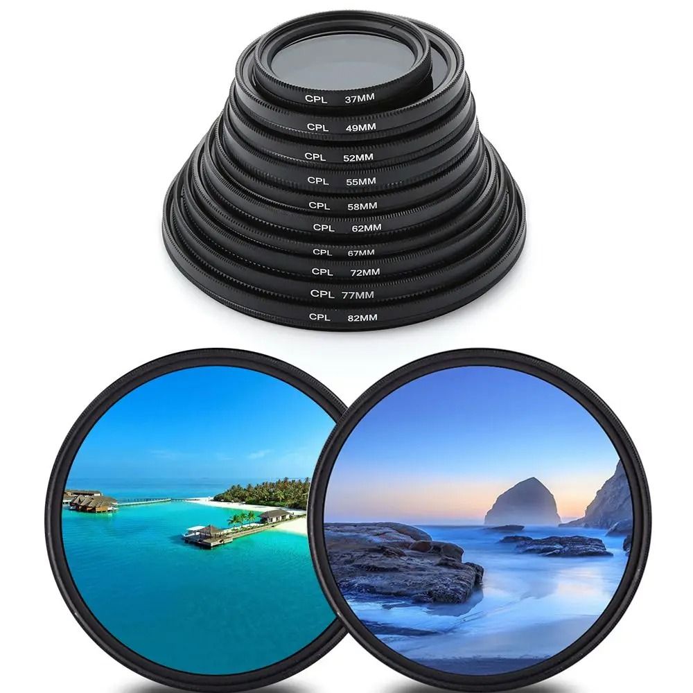 CPL Circular Polarizing Filter DSLR Camera Lens MultiCoated Shield HighYield Optical Interaction 0