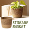 Straw Weaving Flower Pot Handmade Rattan Wicker Basket HighYield Botanical Interaction Hub 0