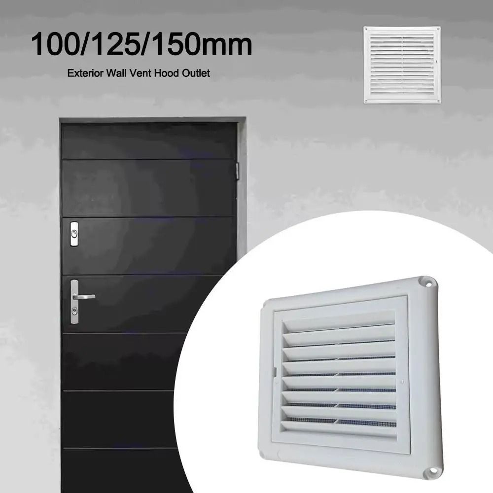 Wall Ventilation Air Vent Grille PP Duct Exhaust Cover With Flaps HighYield Atmospheric Interacti 4