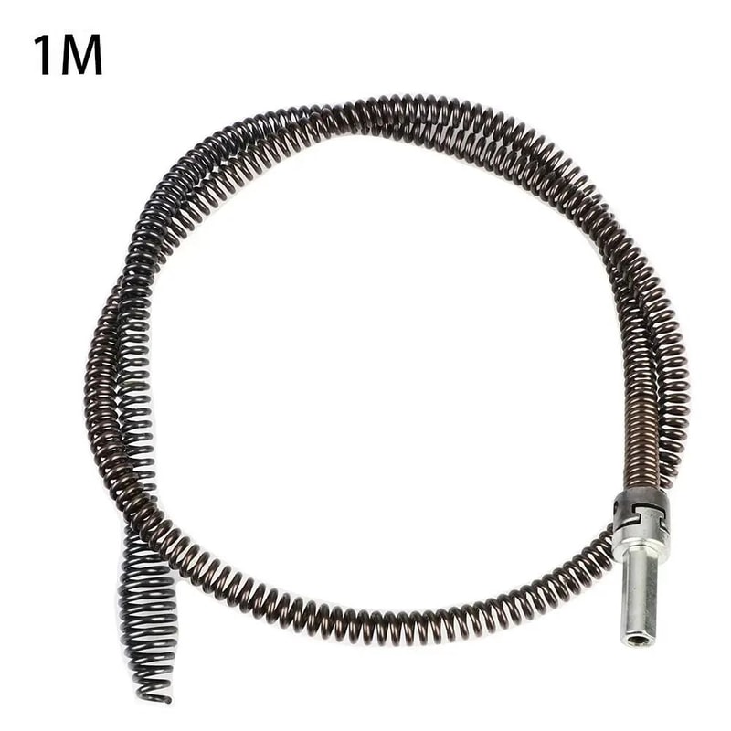 Electric Drill Pipe Dredging Tool Manganese Steel Spring Drain Cleaner HighYield Plumbing Interac 6