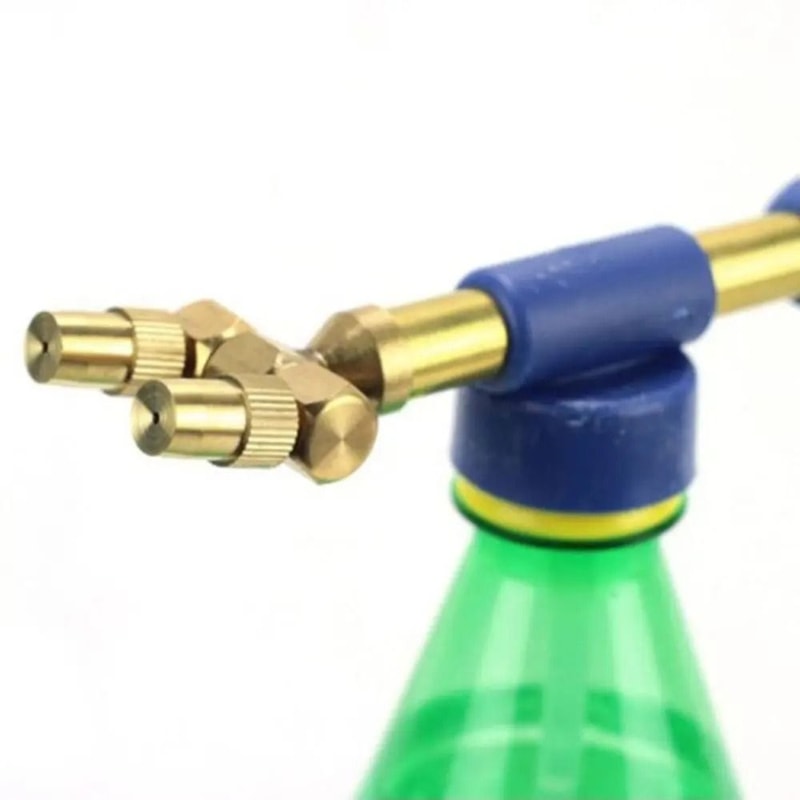 Brass PushPull Pressure Nozzle Adjustable HighPressure Misting Head HighYield Irrigation Interact 1