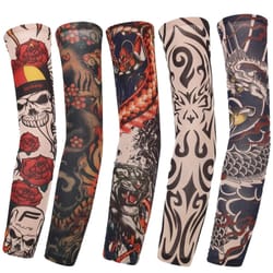 flower arm tattoo sleeves – seamless uv sunscreen protection – high-yield athletic interaction hub