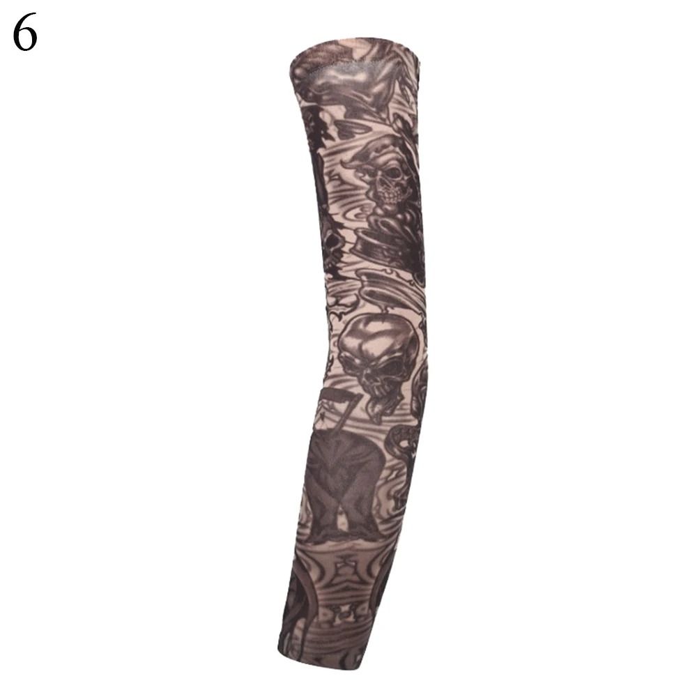 Flower Arm Tattoo Sleeves Seamless UV Sunscreen Protection HighYield Athletic Interaction Hub 11