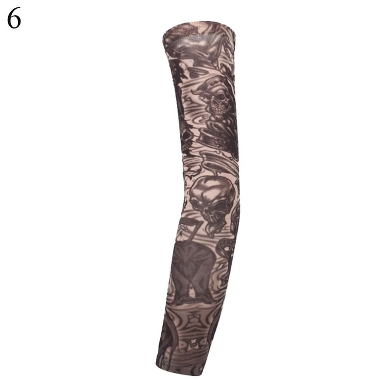 Flower Arm Tattoo Sleeves Seamless UV Sunscreen Protection HighYield Athletic Interaction Hub 11