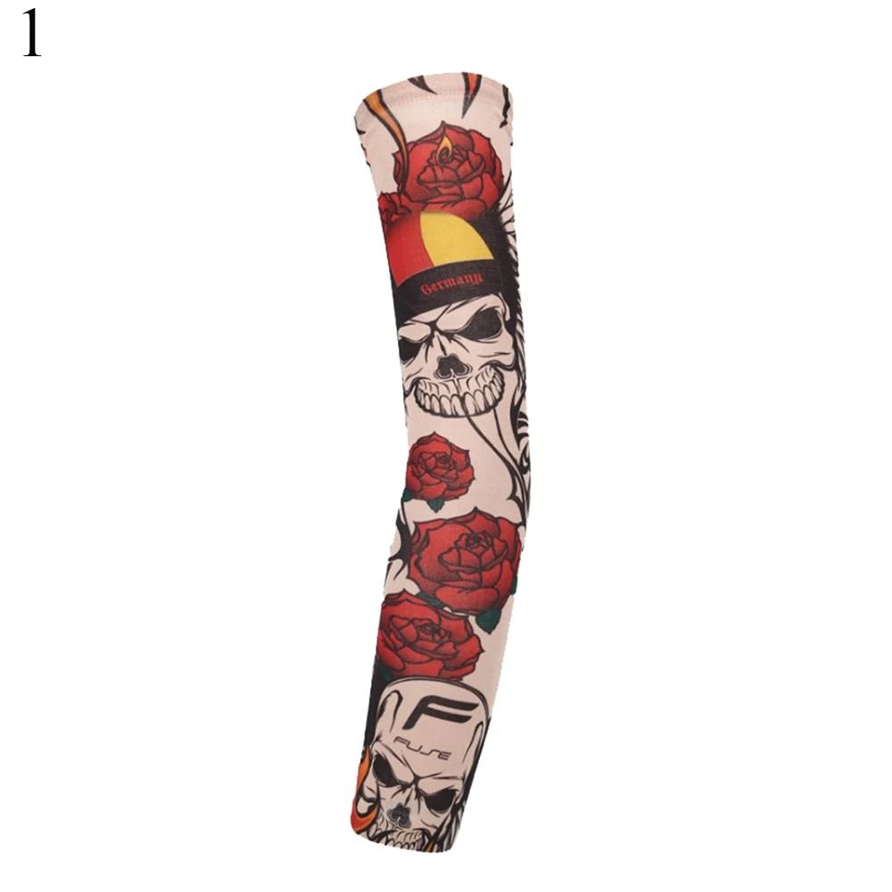 Flower Arm Tattoo Sleeves Seamless UV Sunscreen Protection HighYield Athletic Interaction Hub 7