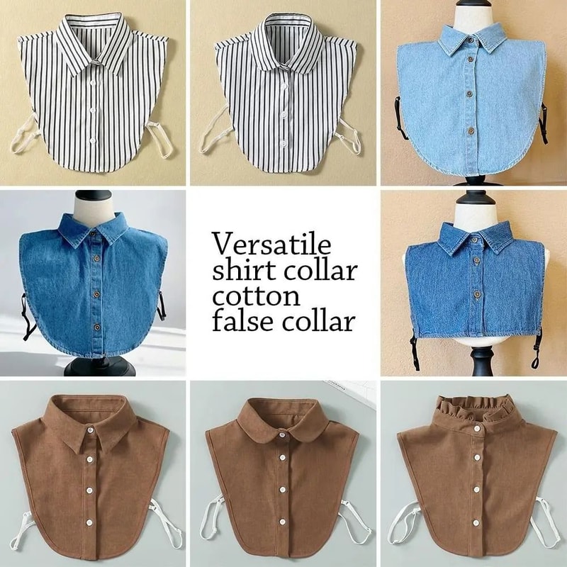 Vintage Detachable Fake Collar Fashion Blouse Lapel Accessory HighYield Sartorial Interaction Hub 3